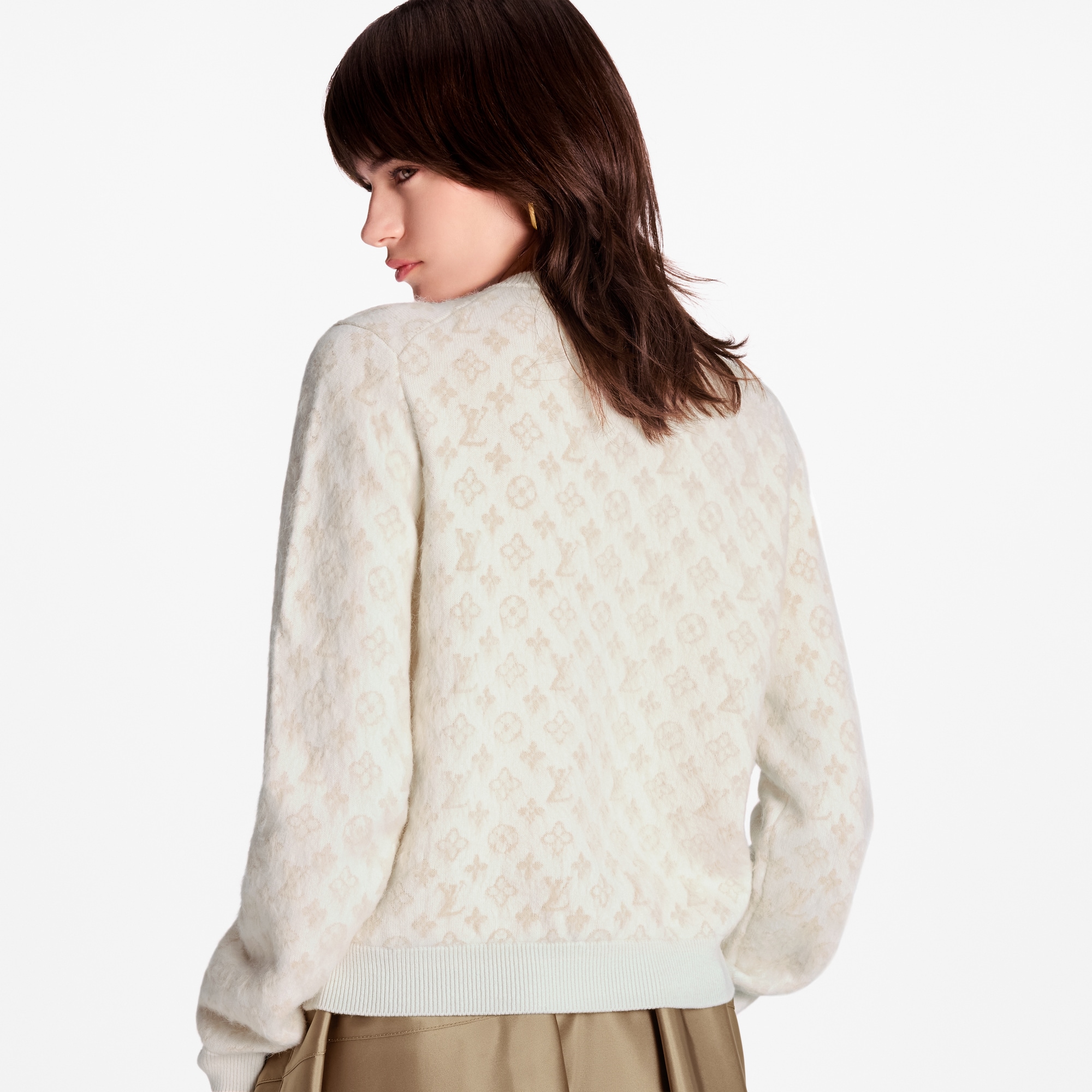 Monogram Brushed Knit Cardigan - Ready-to-Wear | LOUIS VUITTON